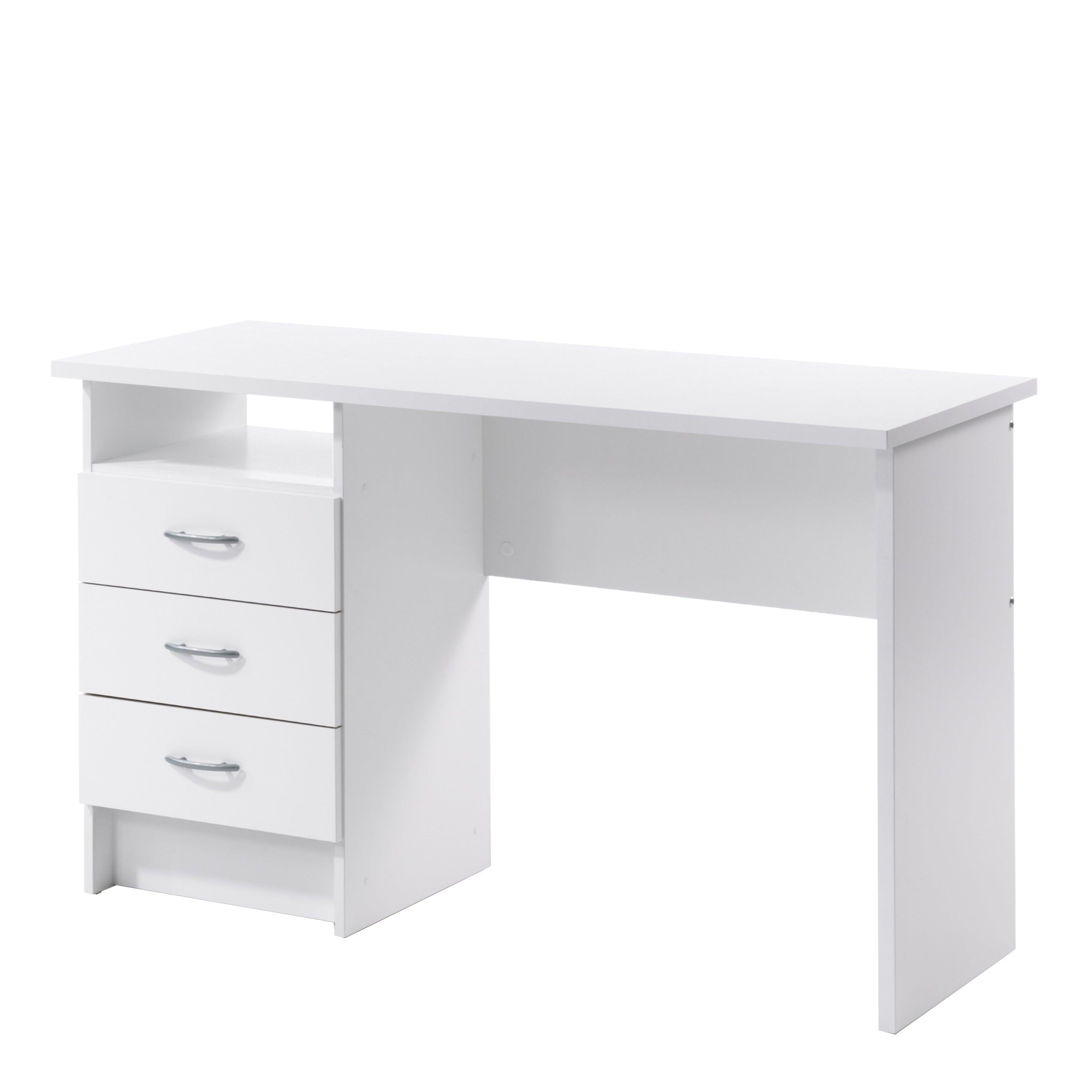 Function Plus Desk 3 Drawers in White - image 3