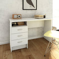 Function Plus Desk 3 Drawers in White - image 5