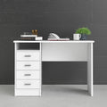 Function Plus 4 Drawer Desk in White - image 4
