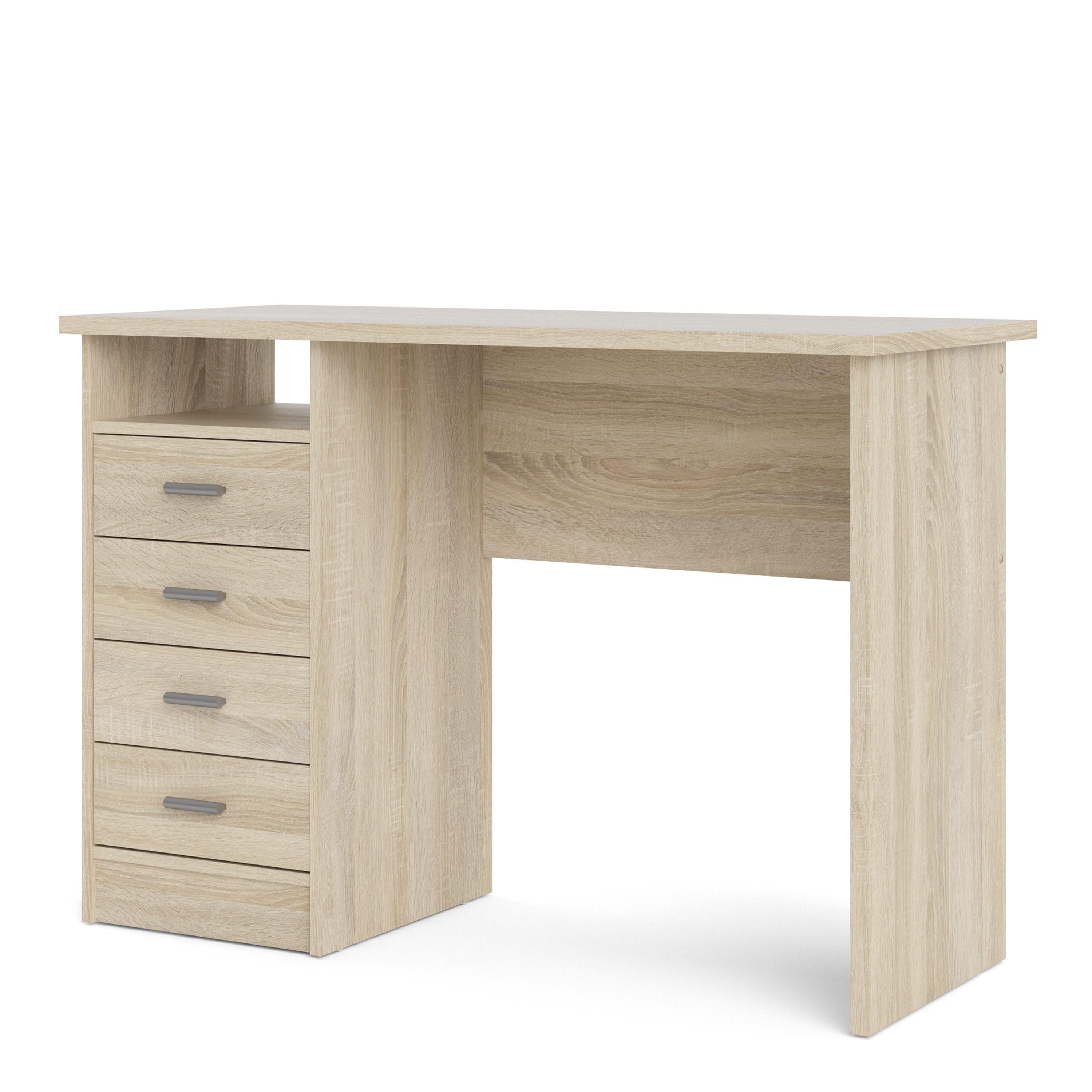 Function Plus 4 Drawer Desk in Oak - image 3