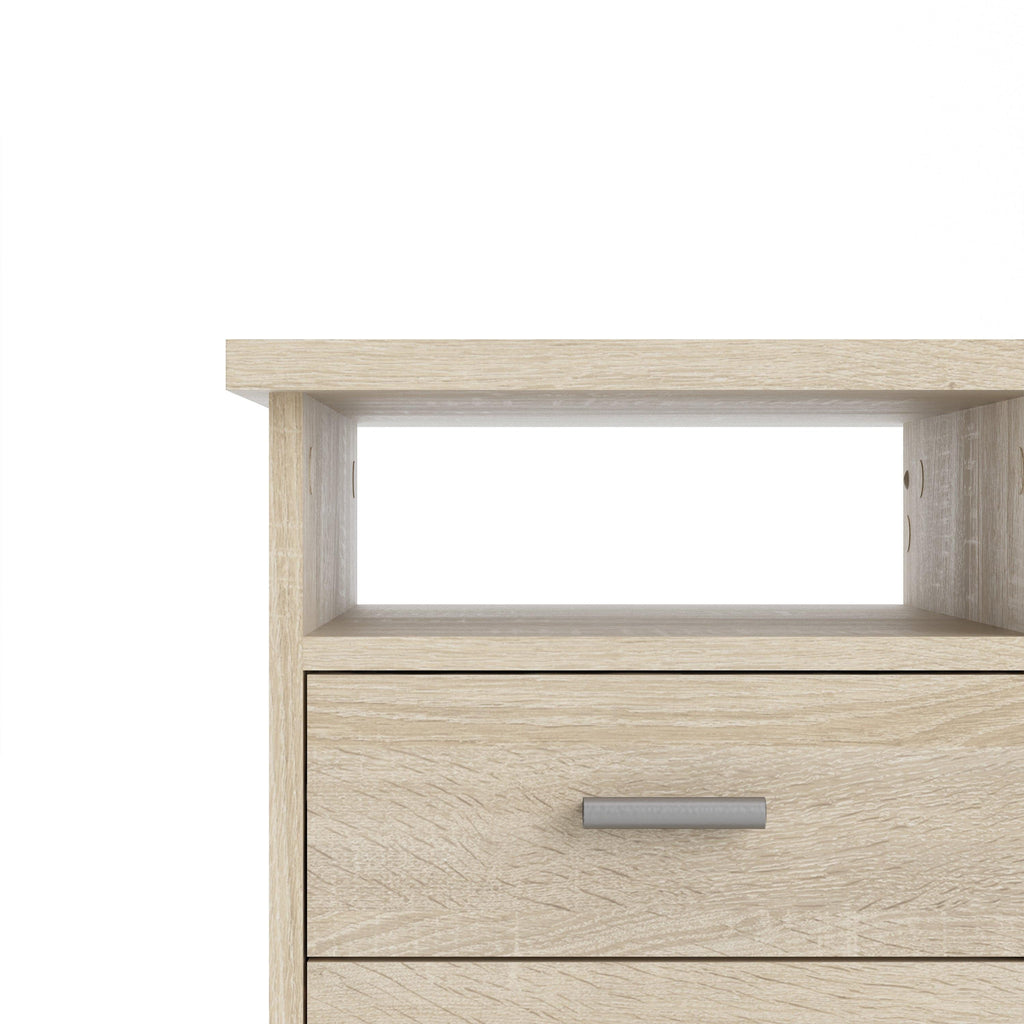 Function Plus 4 Drawer Desk in Oak - image 6