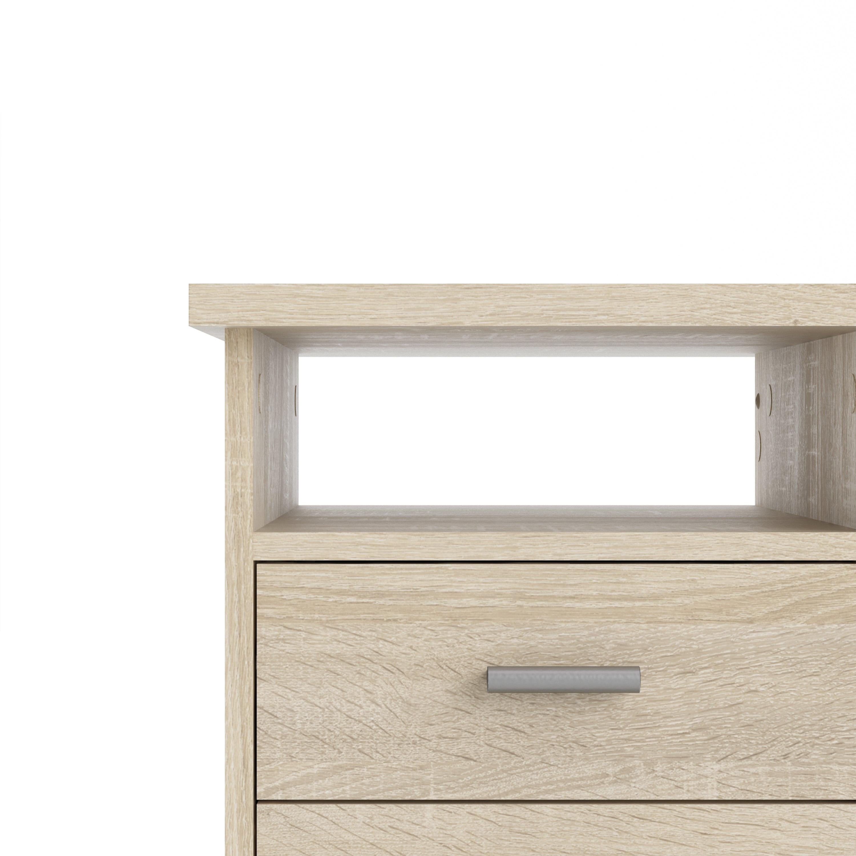 Function Plus 4 Drawer Desk in Oak - image 6