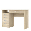 Function Plus Desk 5 Drawers in Oak - image 3