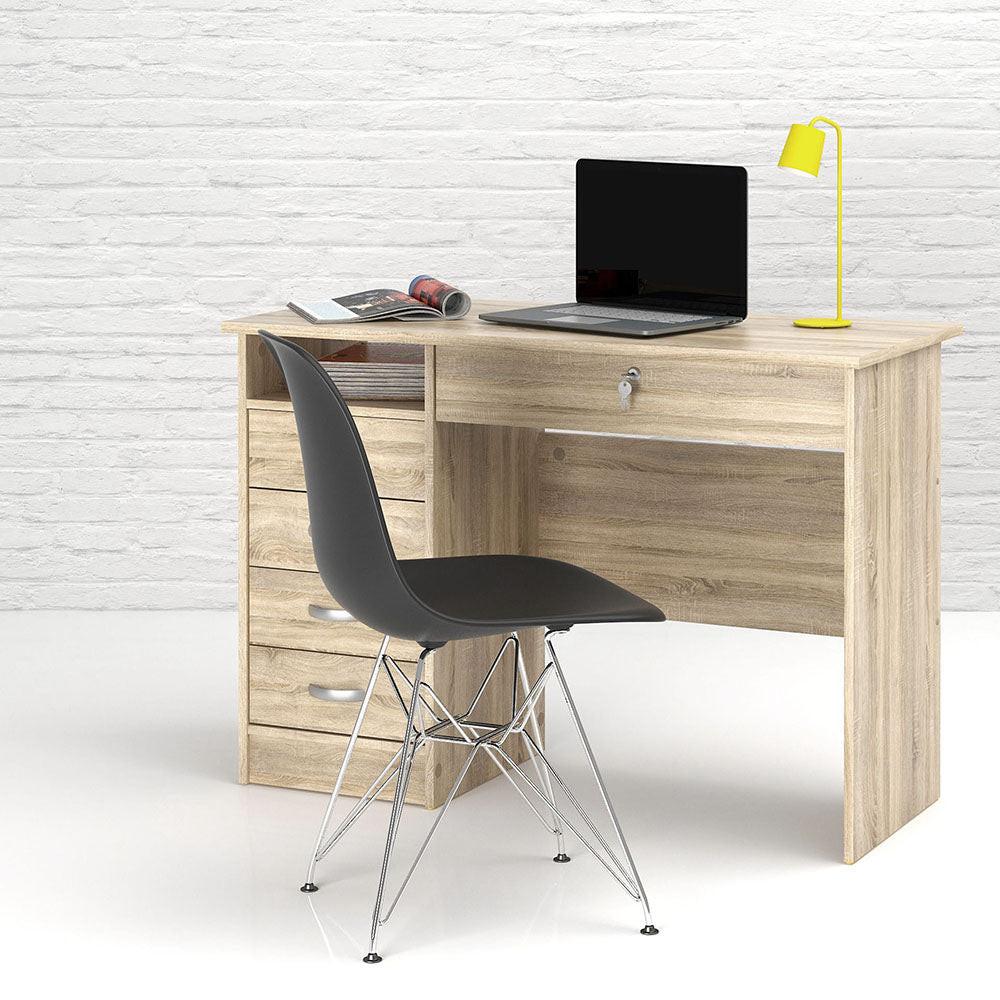 Function Plus Desk 5 Drawers in Oak - image 6