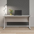 Prima Desk 150cm in White with Height Adjustable Legs with Electric Control in White - image 4
