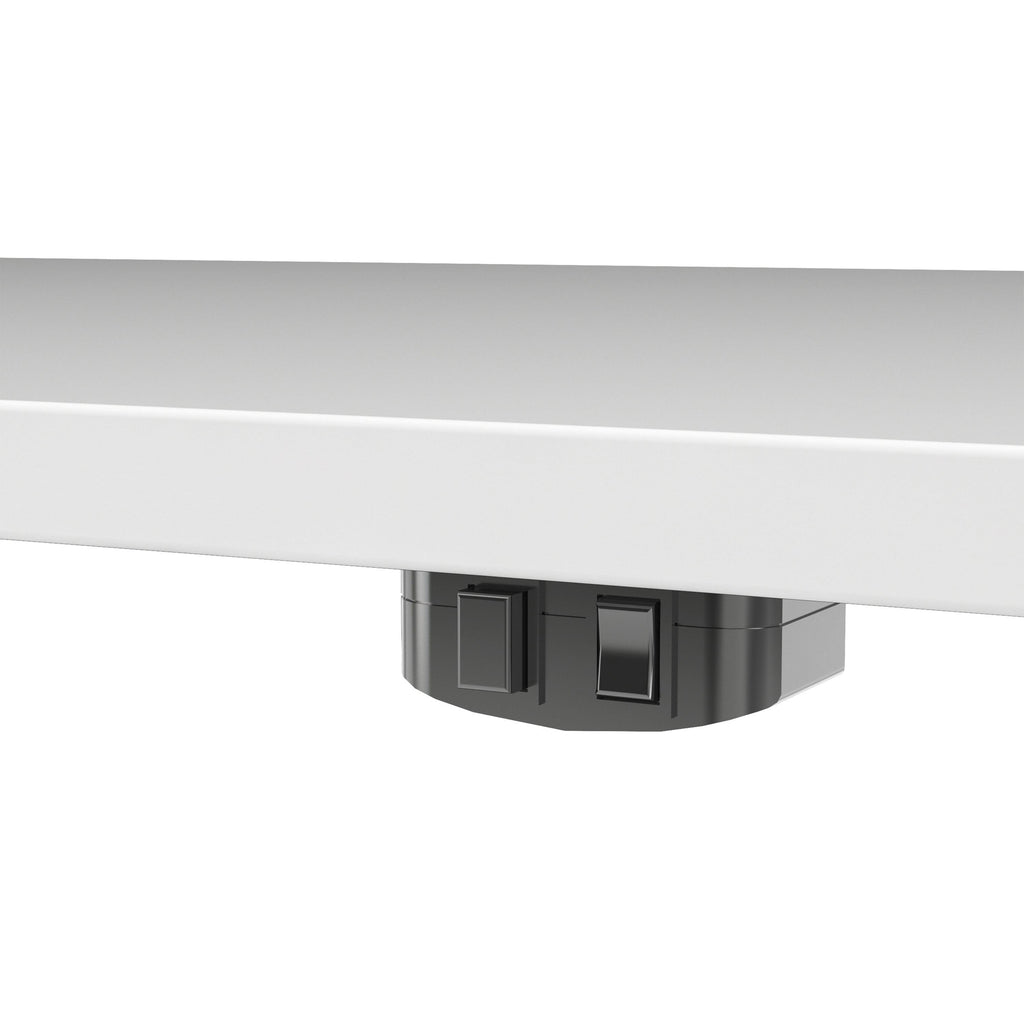 Prima Desk 150cm in White with Height Adjustable Legs with Electric Control in White - image 8