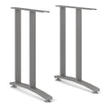 Prima Desk 120cm in Oak with Silver Grey Steel Legs - image 5