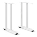 Prima Desk 120cm in Oak with White Legs - image 5