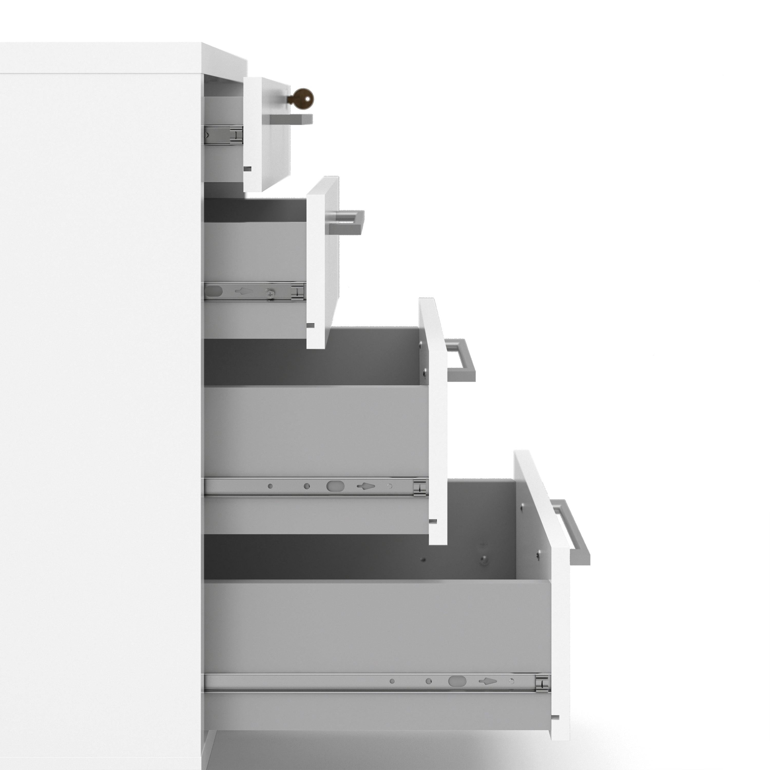 Prima Mobile Cabinet in White - image 12