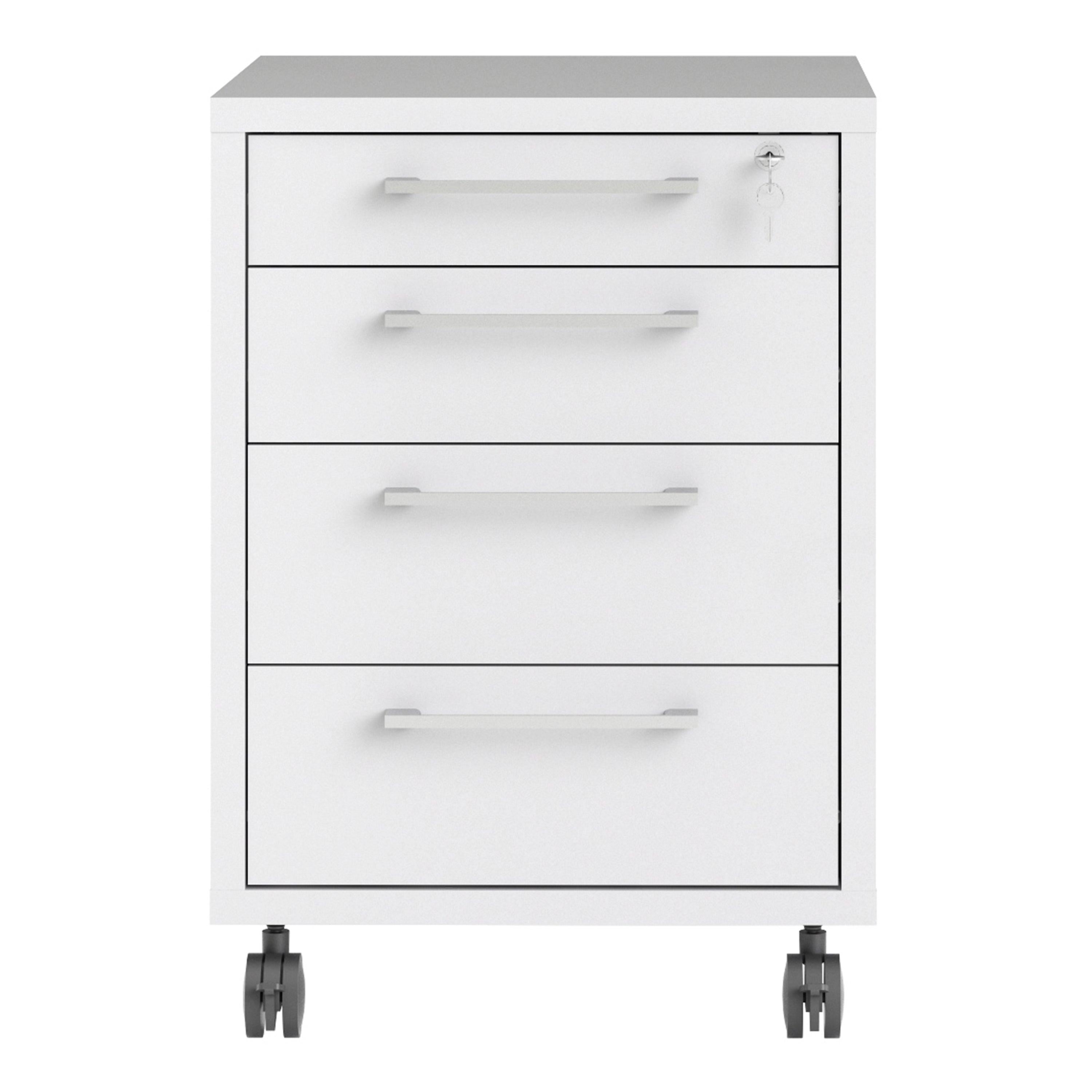 Prima Mobile Cabinet in White - image 2