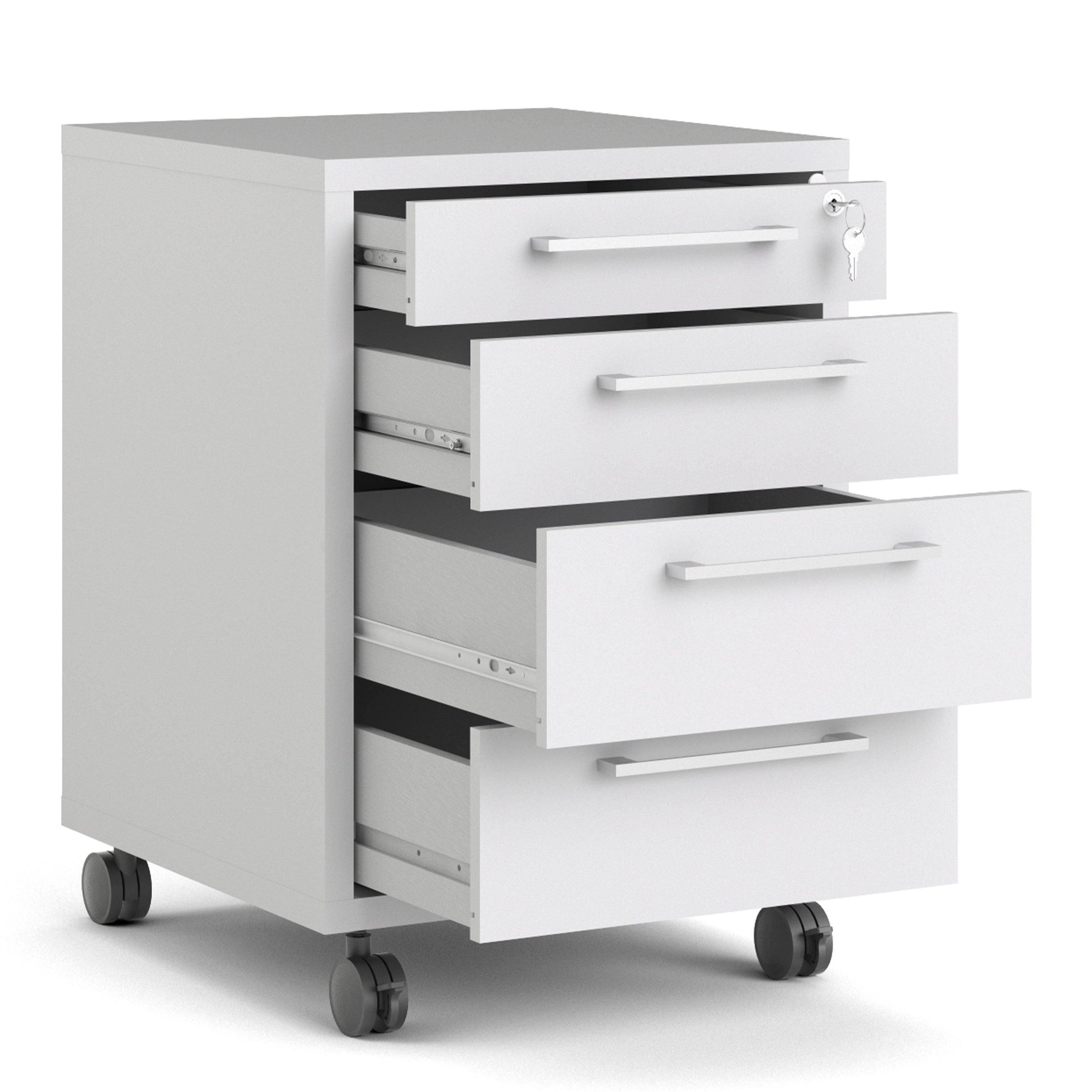Prima Mobile Cabinet in White - image 4