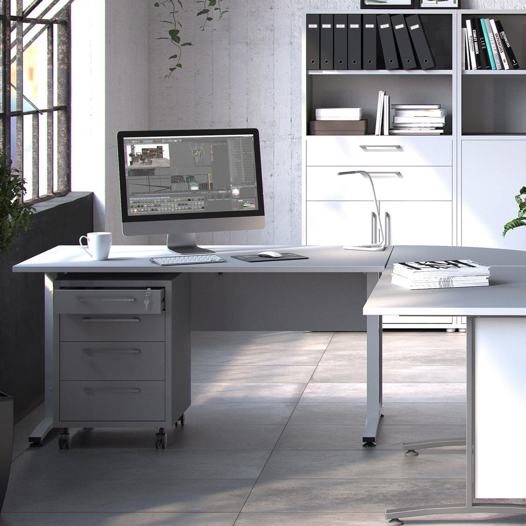 Prima Mobile Cabinet in White - image 5