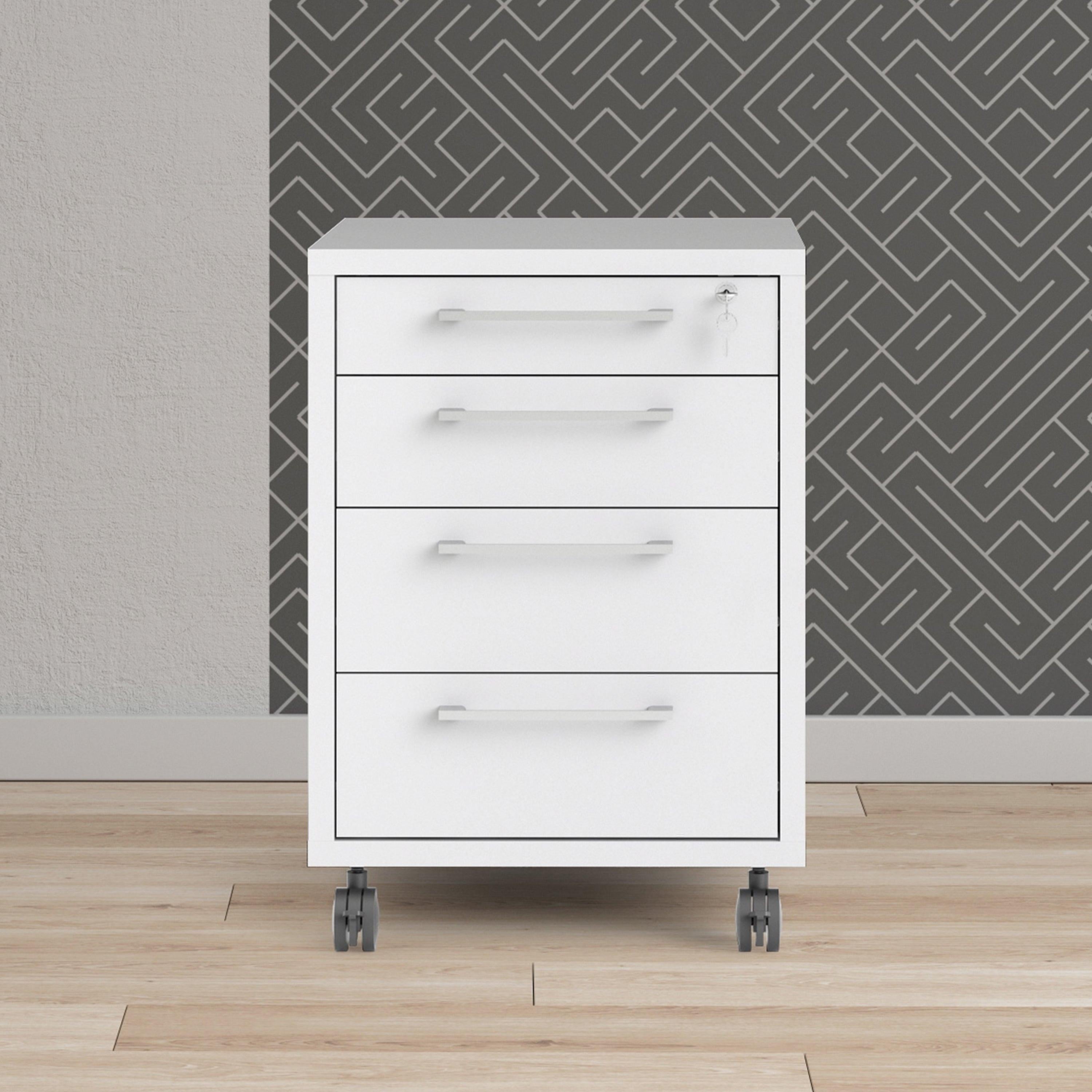 Prima Mobile Cabinet in White - image 8