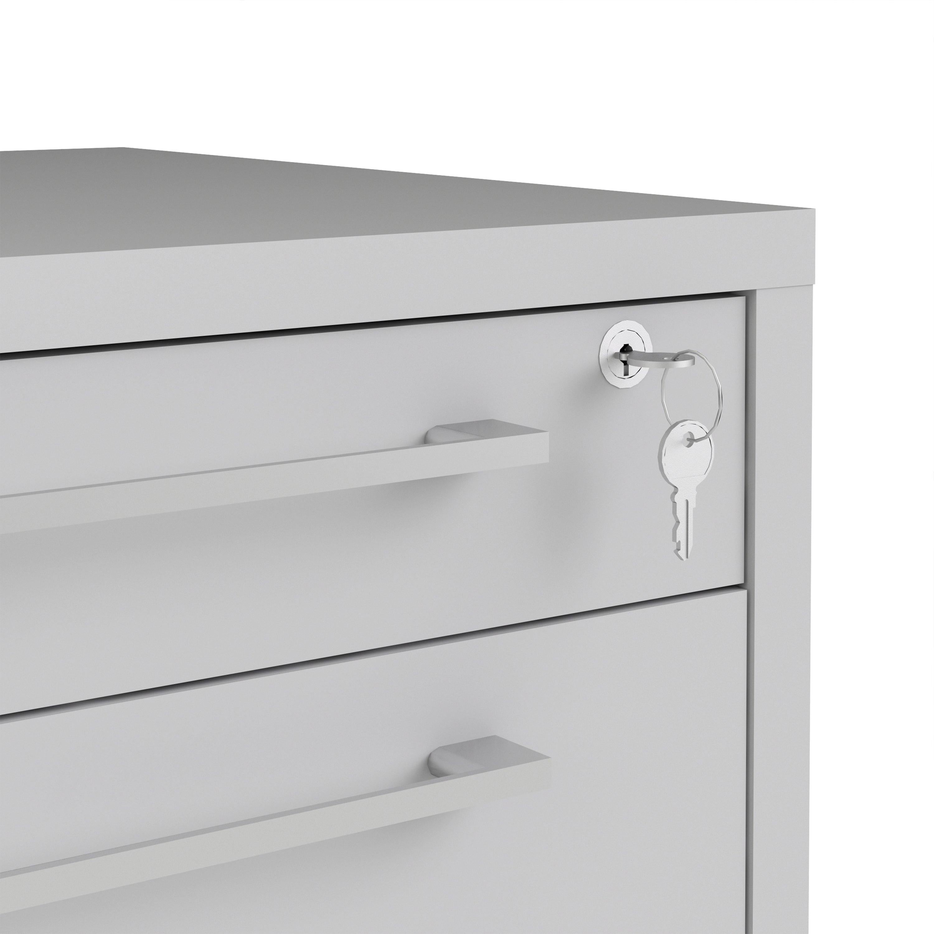 Prima Mobile Cabinet in White - image 9