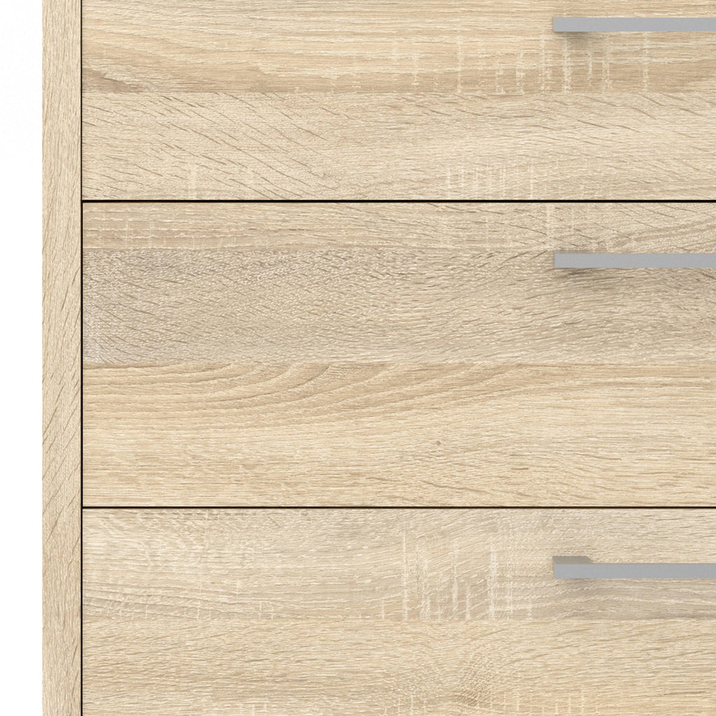 Prima Bookcase 2 Shelves with 2 Drawers 2 File Drawers in Oak - image 7