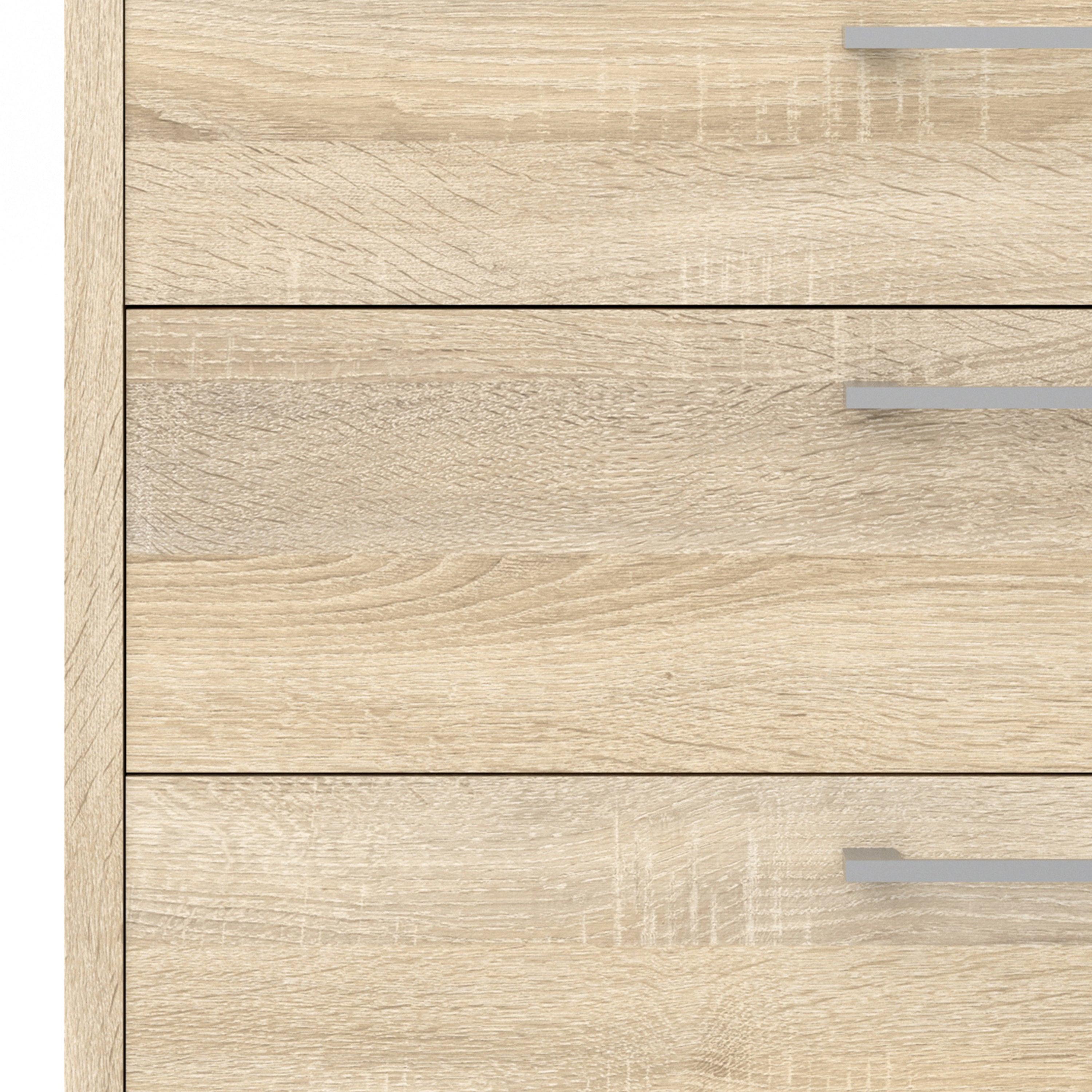 Prima Bookcase 2 Shelves with 2 Drawers 2 File Drawers in Oak - image 7
