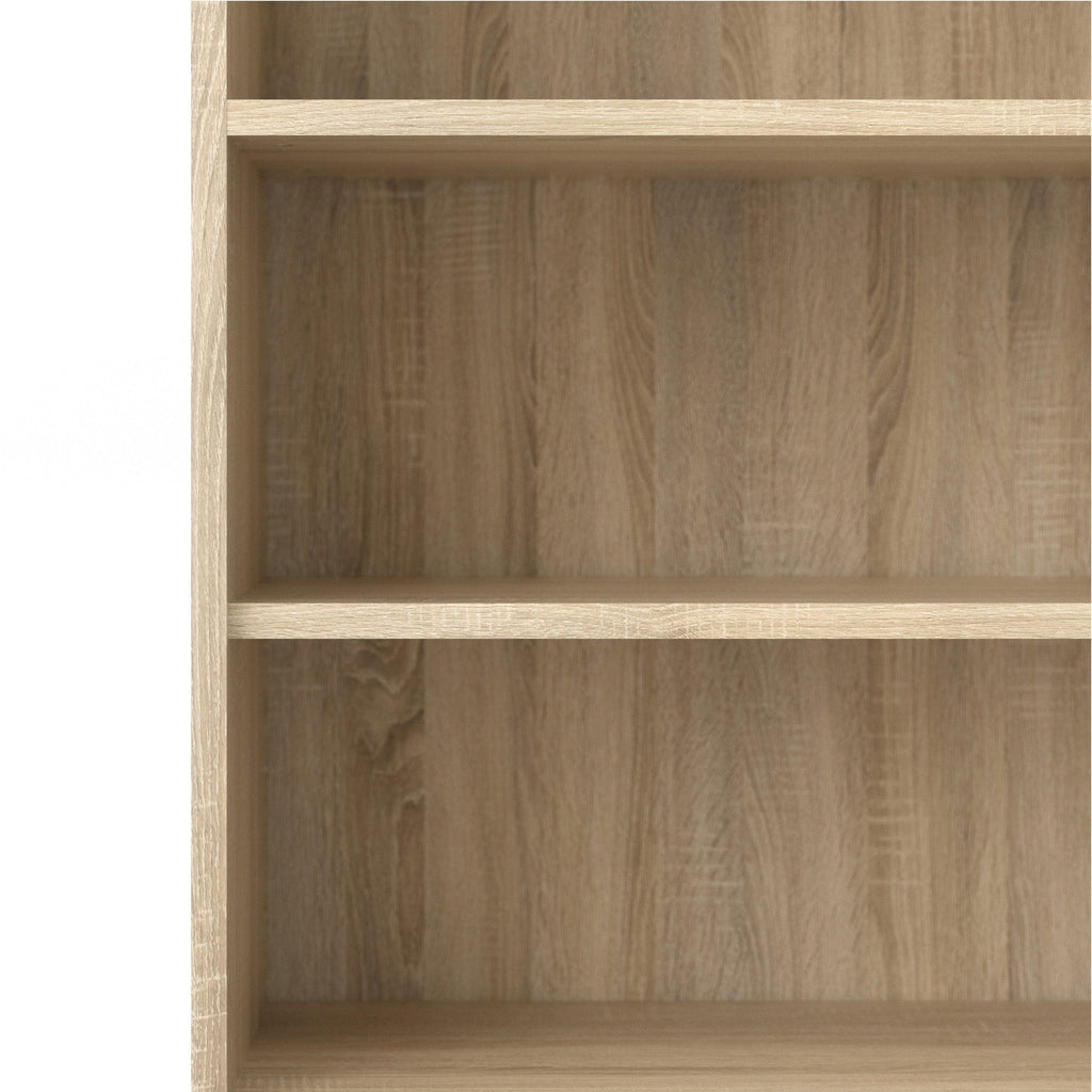 Prima Bookcase 4 Shelves with 2 Doors in Oak - image 8