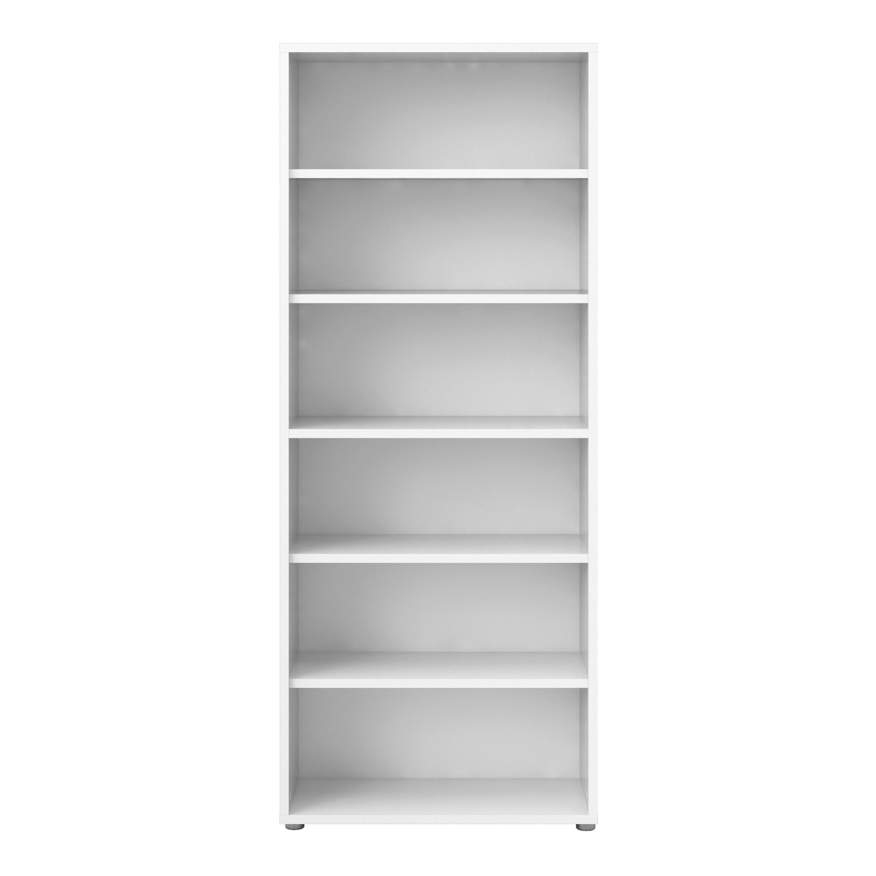 Prima Bookcase 5 Shelves in White - image 2