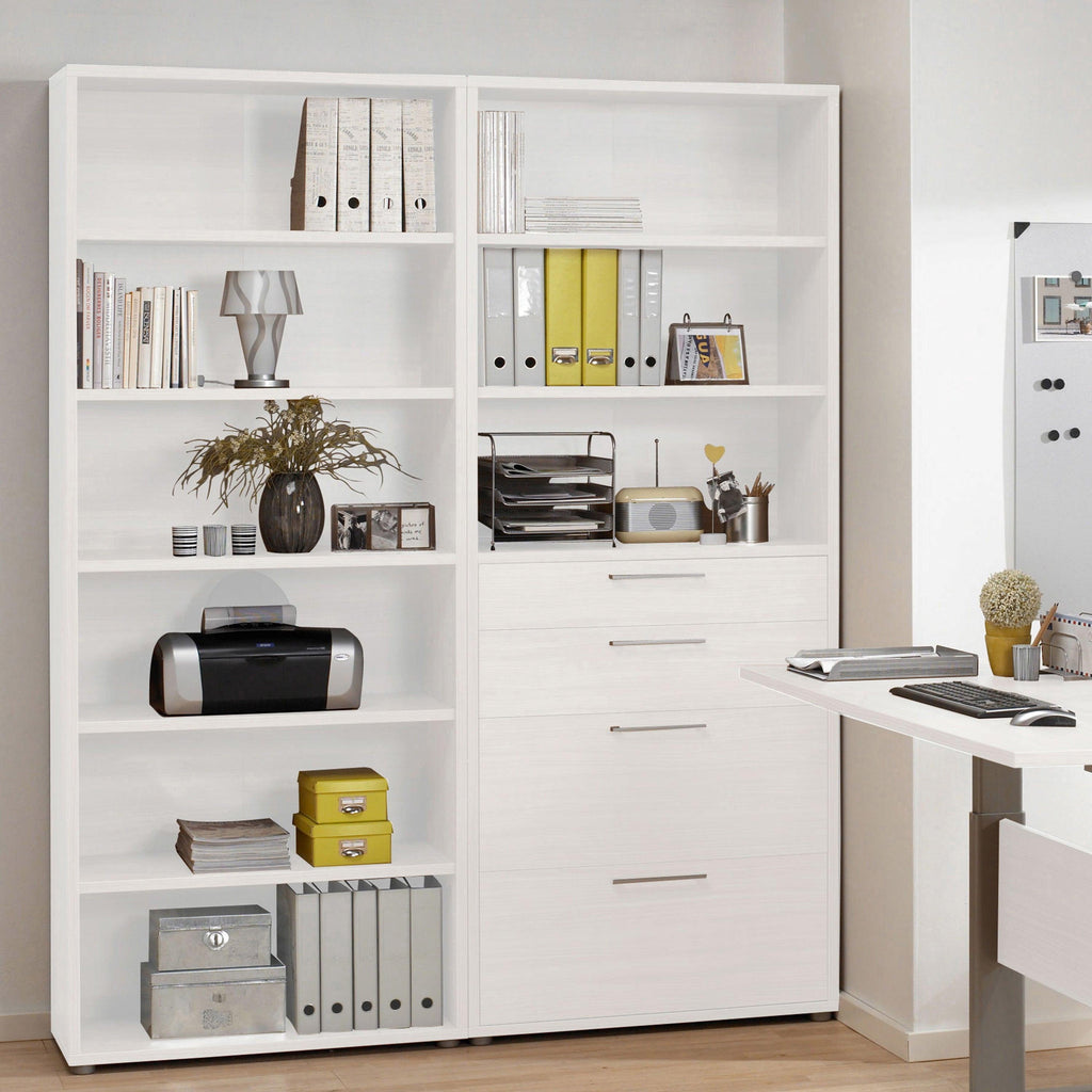 Prima Bookcase 5 Shelves in White - image 6