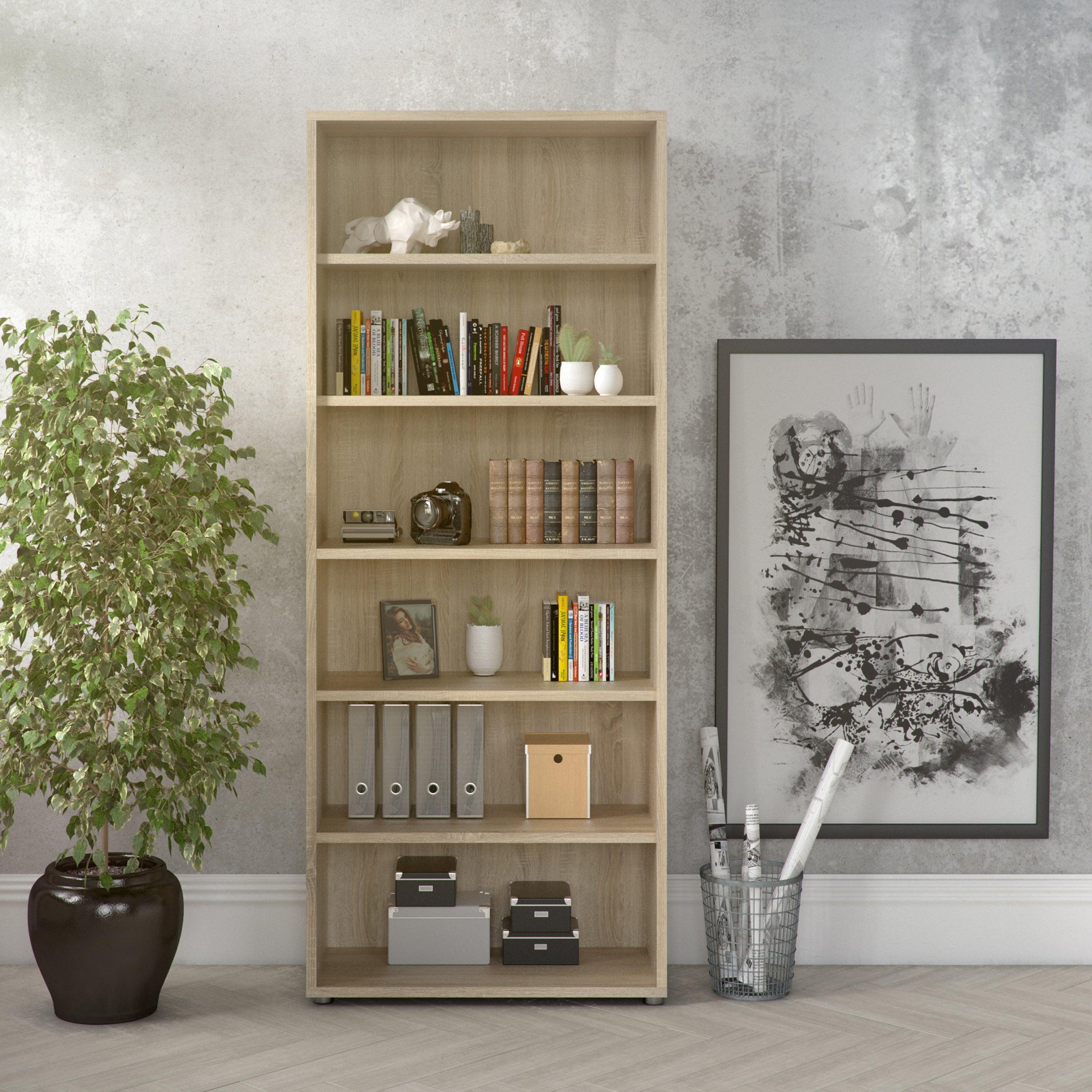 Prima Bookcase 5 Shelves in Oak - image 4