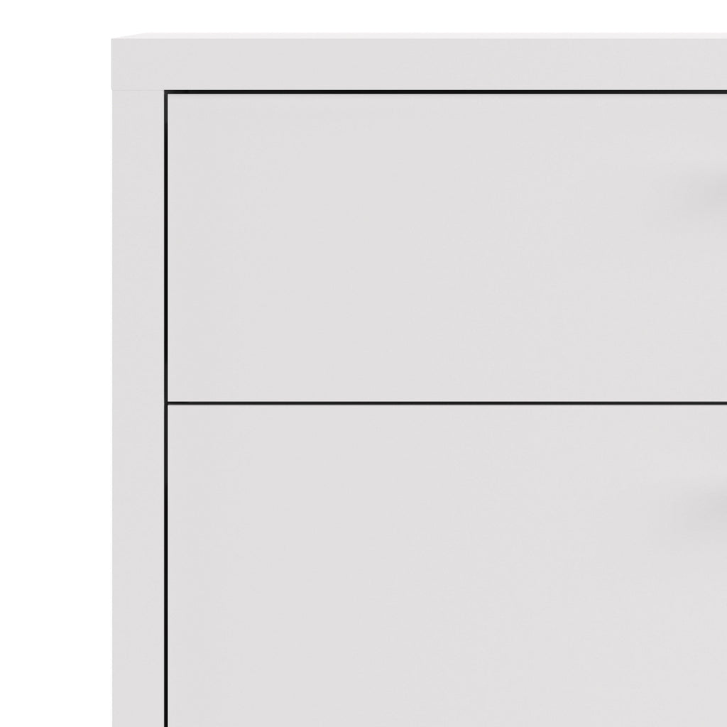 Prima Bookcase 1 Shelf with 2 Drawers 2 Doors in White - image 6