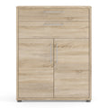 Prima Bookcase 1 Shelf with 2 Drawers 2 Doors in Oak - image 2
