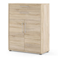 Prima Bookcase 1 Shelf with 2 Drawers 2 Doors in Oak - image 3