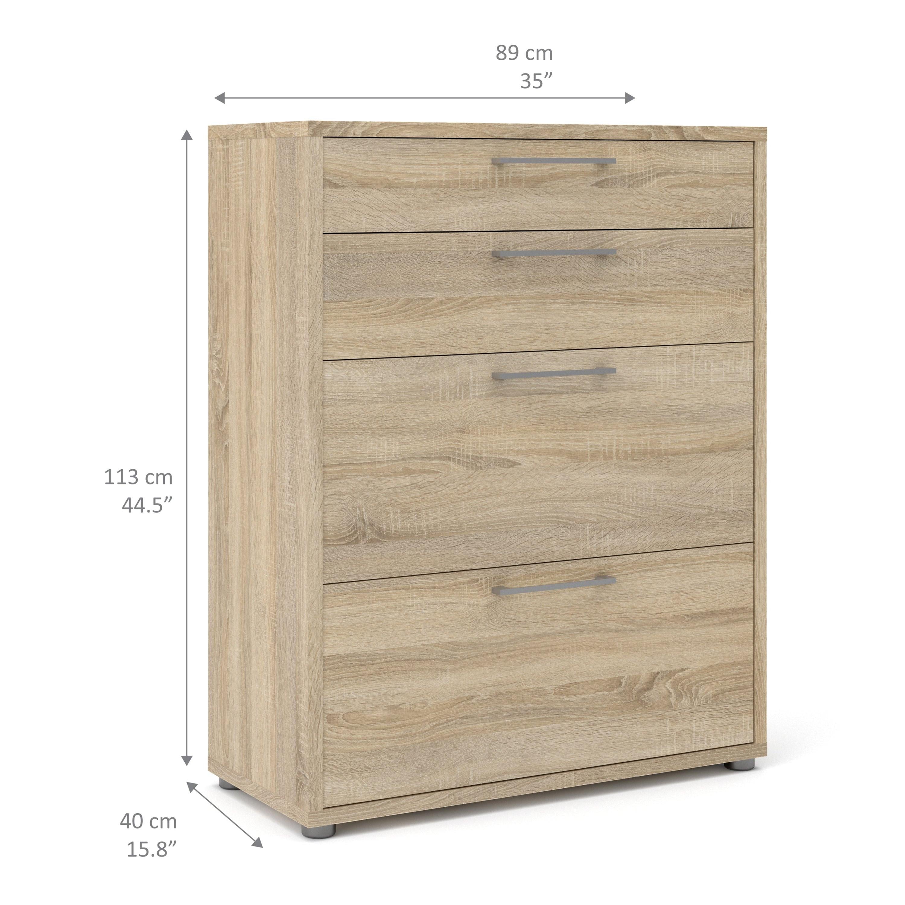 Prima Office Storage with 2 Drawers 2 File Drawers in Oak - image 10