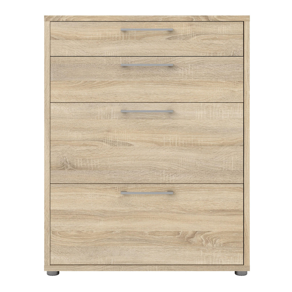 Prima Office Storage with 2 Drawers 2 File Drawers in Oak - image 2