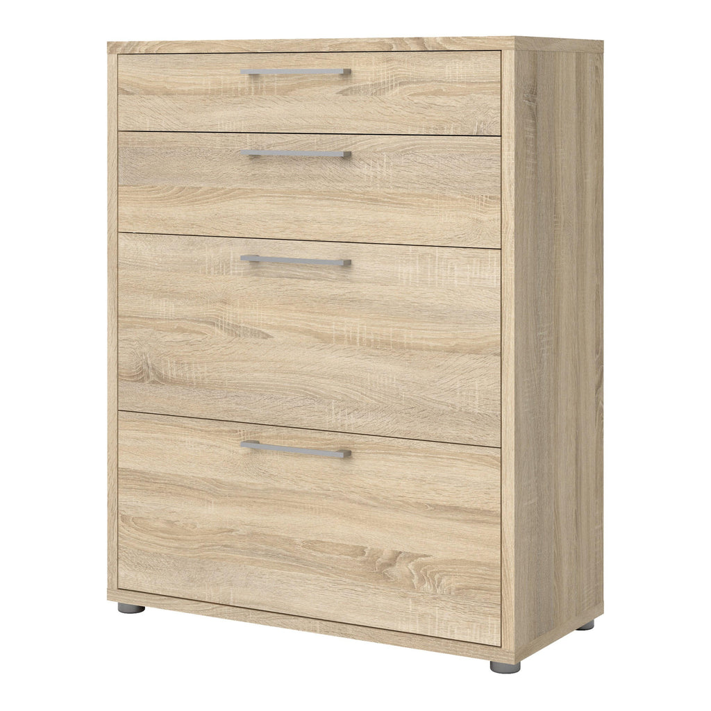 Prima Office Storage with 2 Drawers 2 File Drawers in Oak - image 3