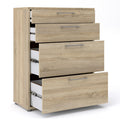 Prima Office Storage with 2 Drawers 2 File Drawers in Oak - image 4