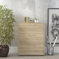 Prima Office Storage with 2 Drawers 2 File Drawers in Oak - image 5