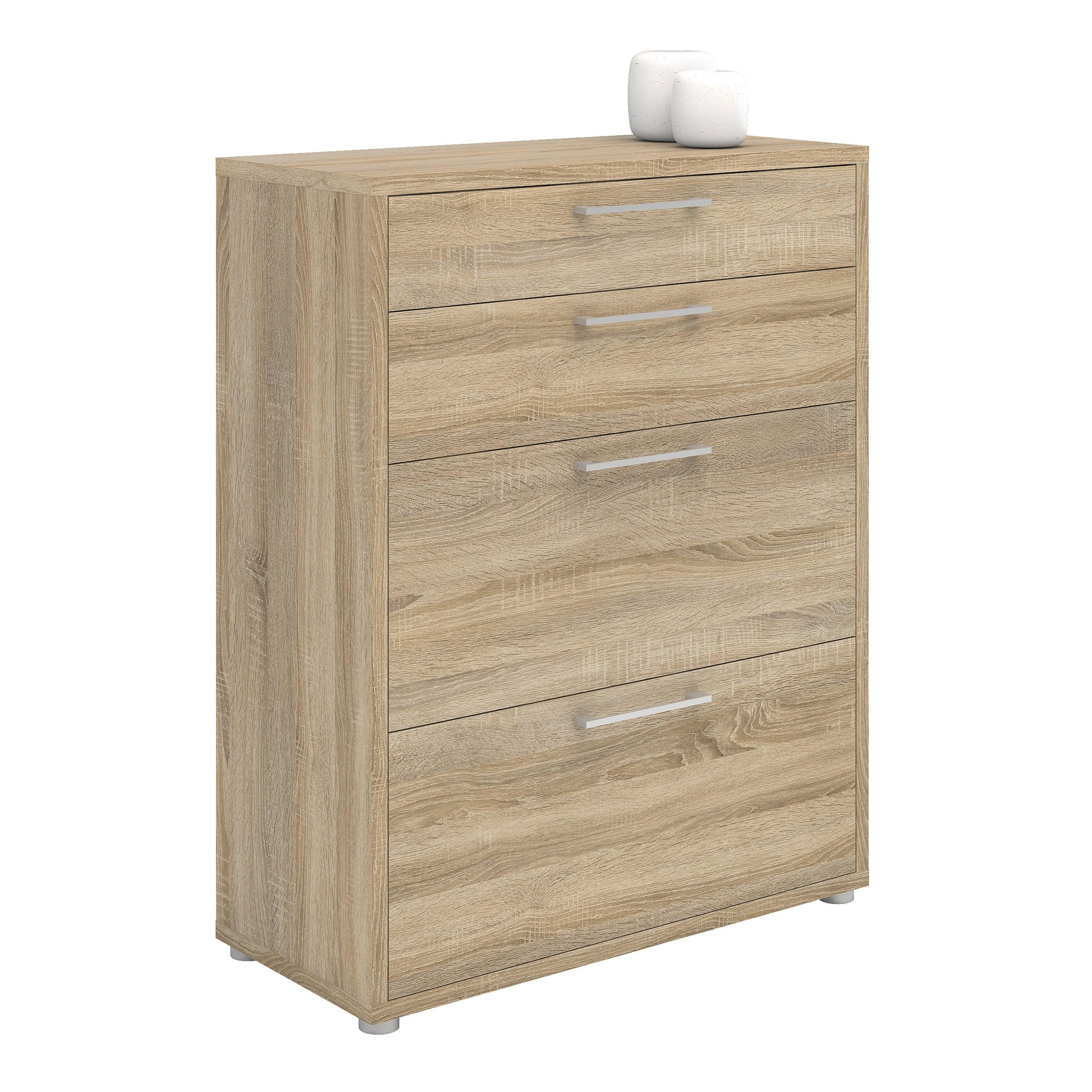 Prima Office Storage with 2 Drawers 2 File Drawers in Oak - image 7