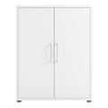 Prima Bookcase 2 Shelves with 2 Doors in White - image 2