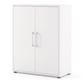 Prima Bookcase 2 Shelves with 2 Doors in White - image 3