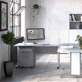 Prima Bookcase 2 Shelves with 2 Doors in White - image 4