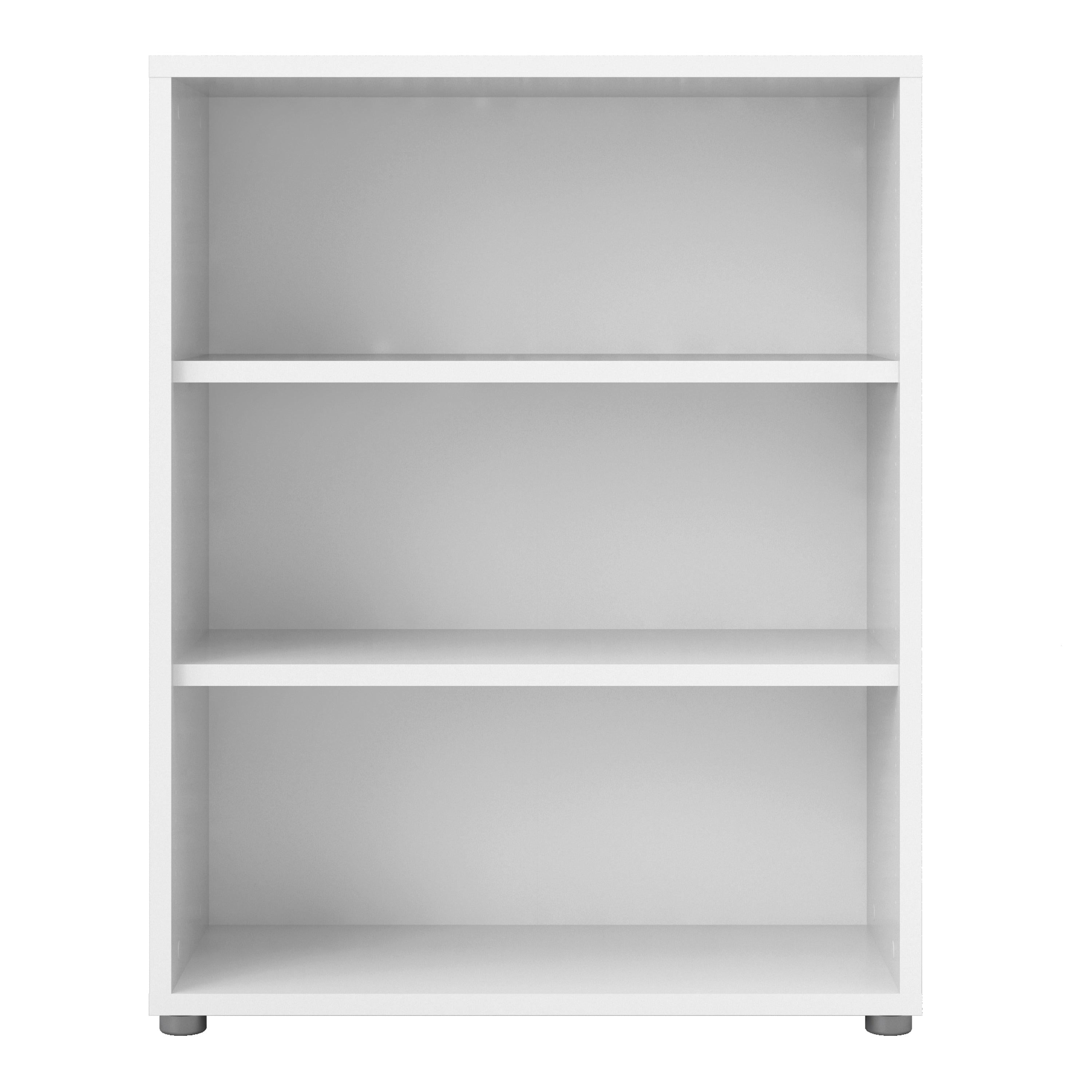 Prima Bookcase 2 Shelves in White - image 2