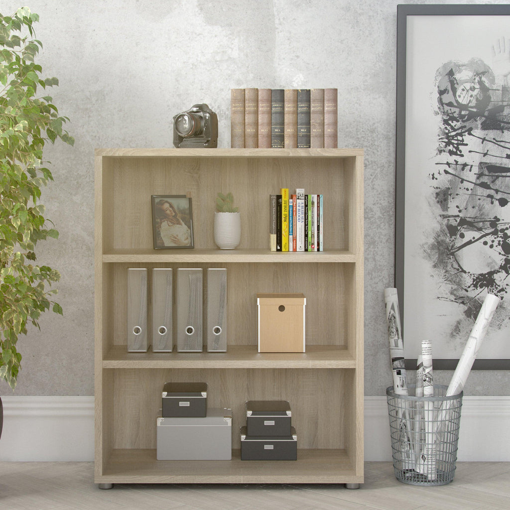 Prima Bookcase 2 Shelves in Oak - image 4