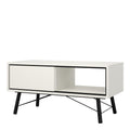 Ry Coffee Table with 1 Drawer in Matt White - image 4