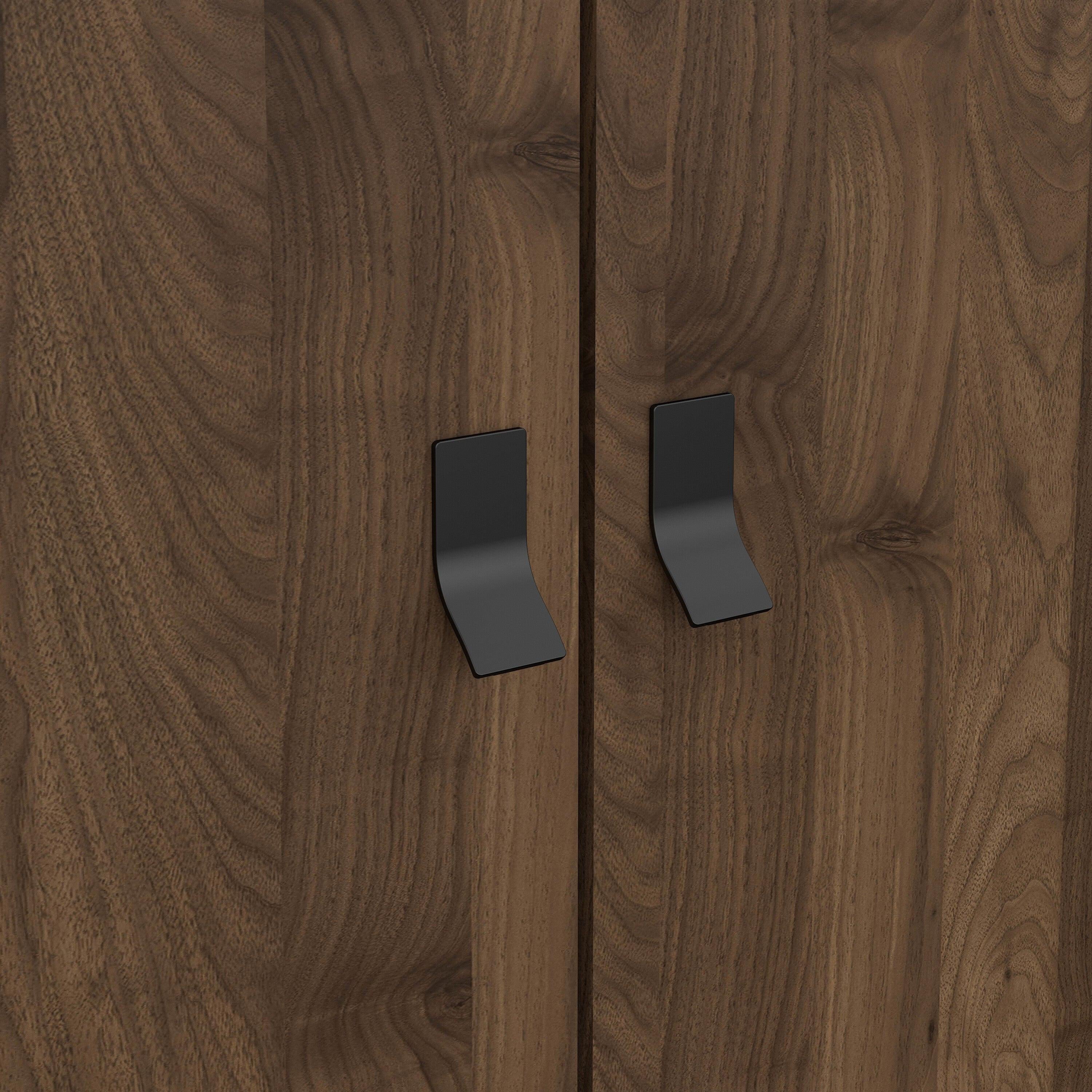 Ry Wardrobe 3 Doors 3 Drawers in Matt Black Walnut - image 8