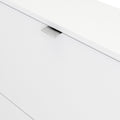 Shoes Shoe Cabinet 2 Flip Down Doors and 1 layer in White - image 5