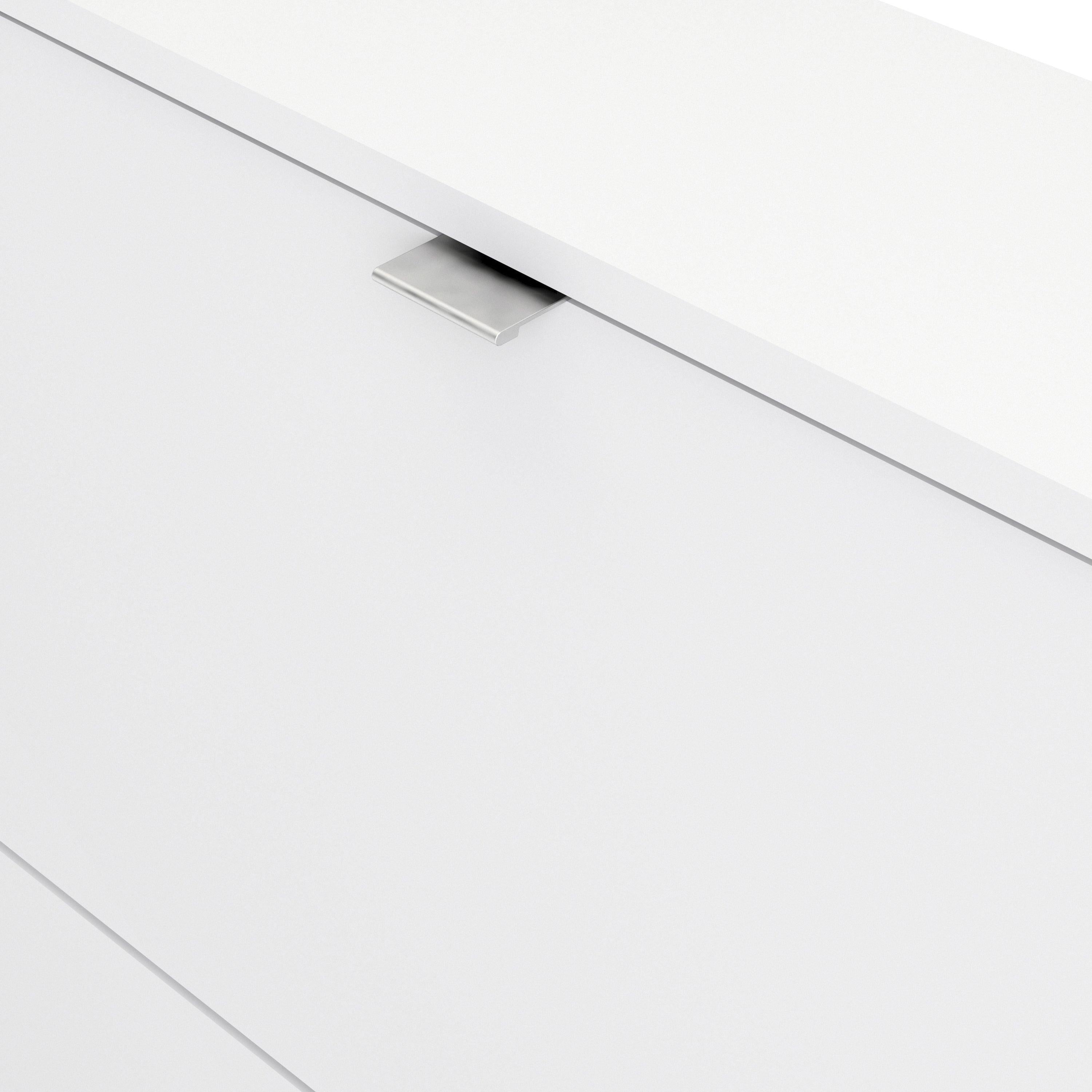 Shoes Shoe Cabinet 2 Flip Down Doors and 1 layer in White - image 5