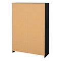 Shoes Shoe Cabinet 2 Flip Down Doors + 1 Drawer in Matt Black - image 5