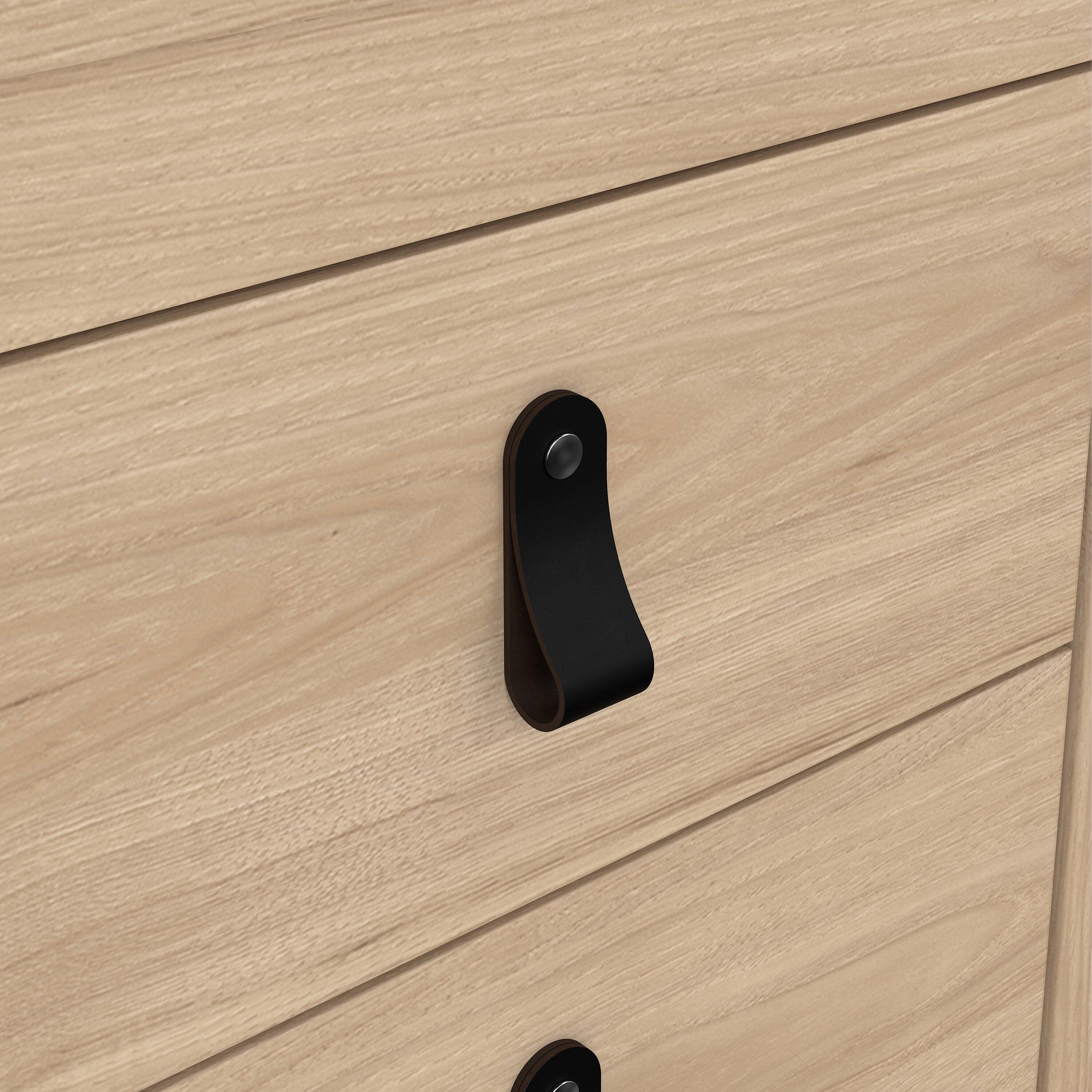 Barcelona Bedside Table 2 Drawers in Jackson Hickory Oak - image 8