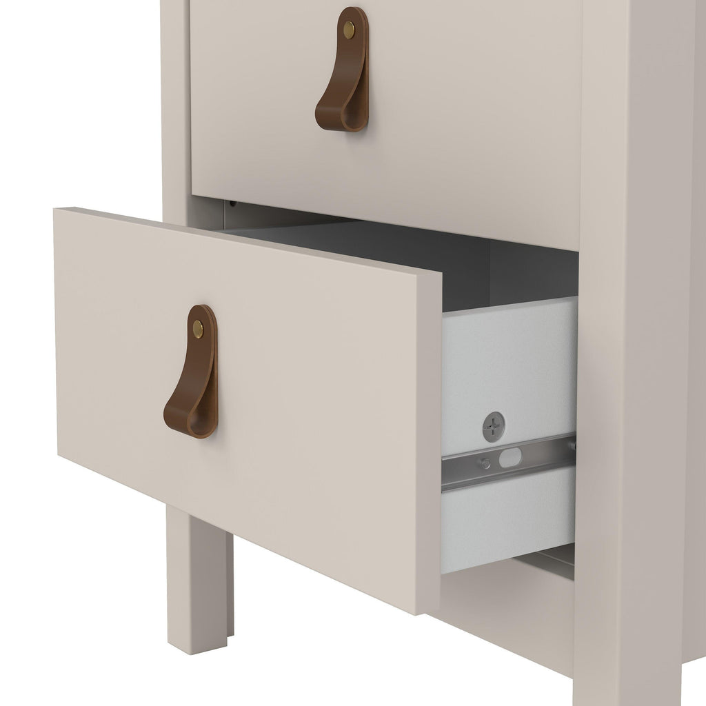 Barcelona Bedside Table 2 Drawers in Cashmere - image 10