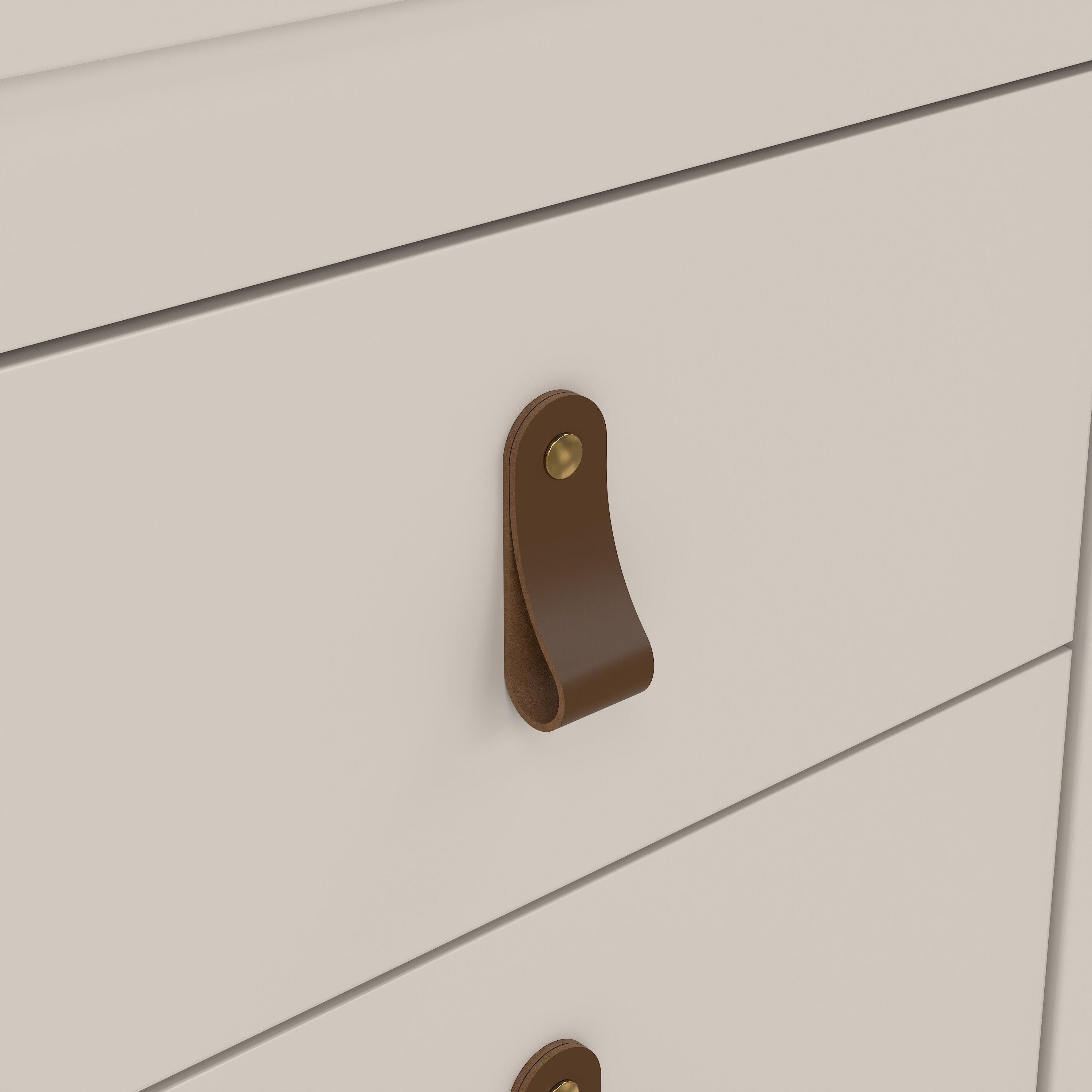 Barcelona Bedside Table 2 Drawers in Cashmere - image 9