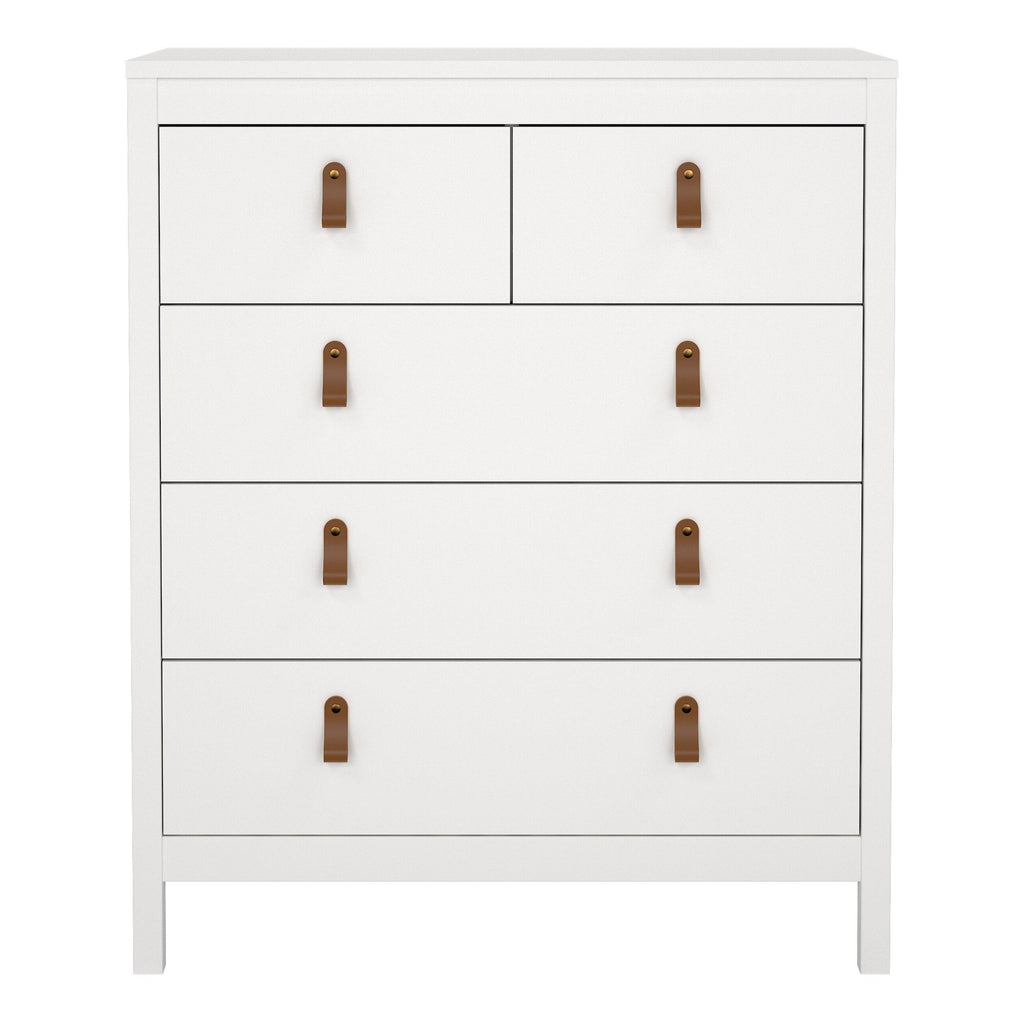Barcelona Chest 3+2 Drawers in White - image 2