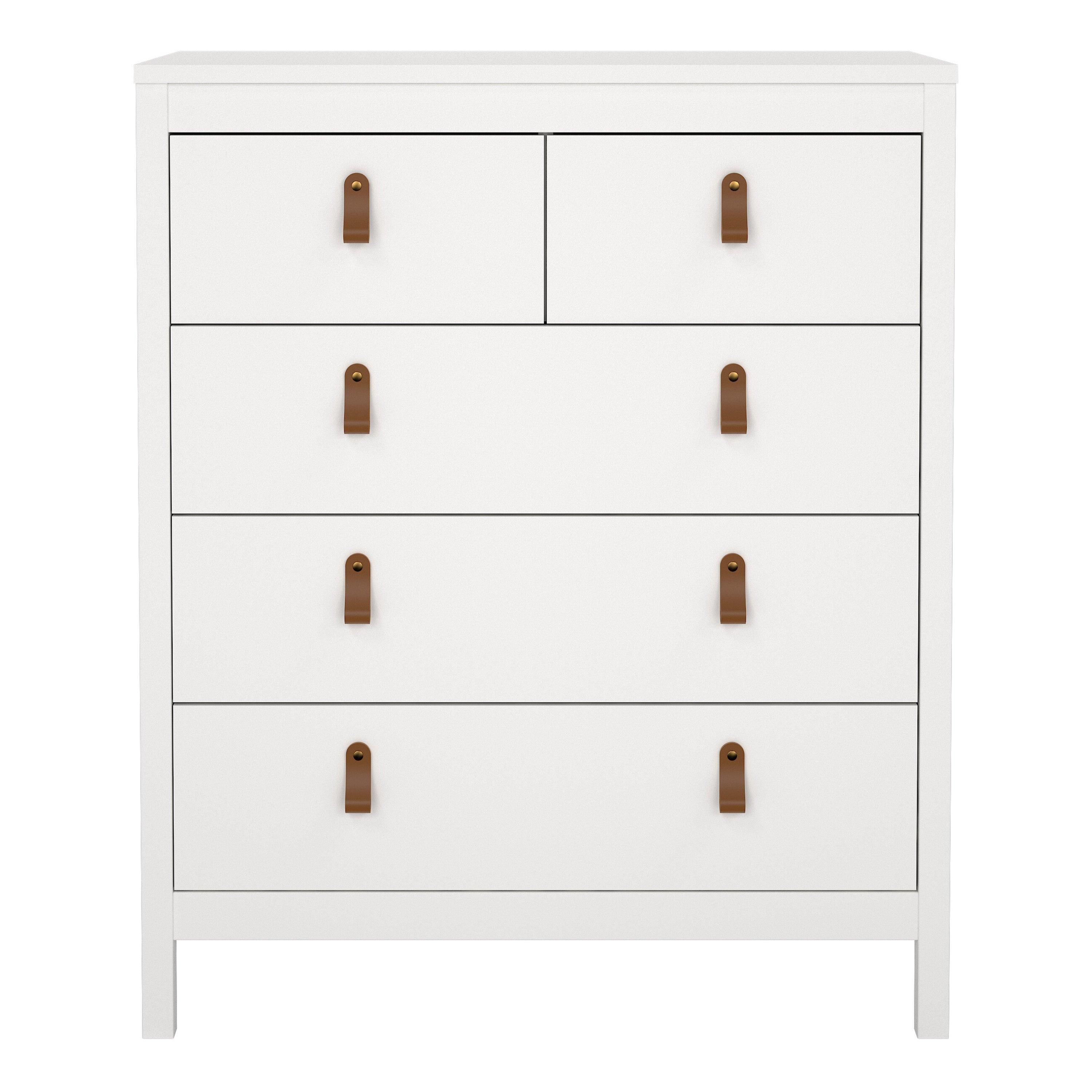 Barcelona Chest 3+2 Drawers in White - image 2