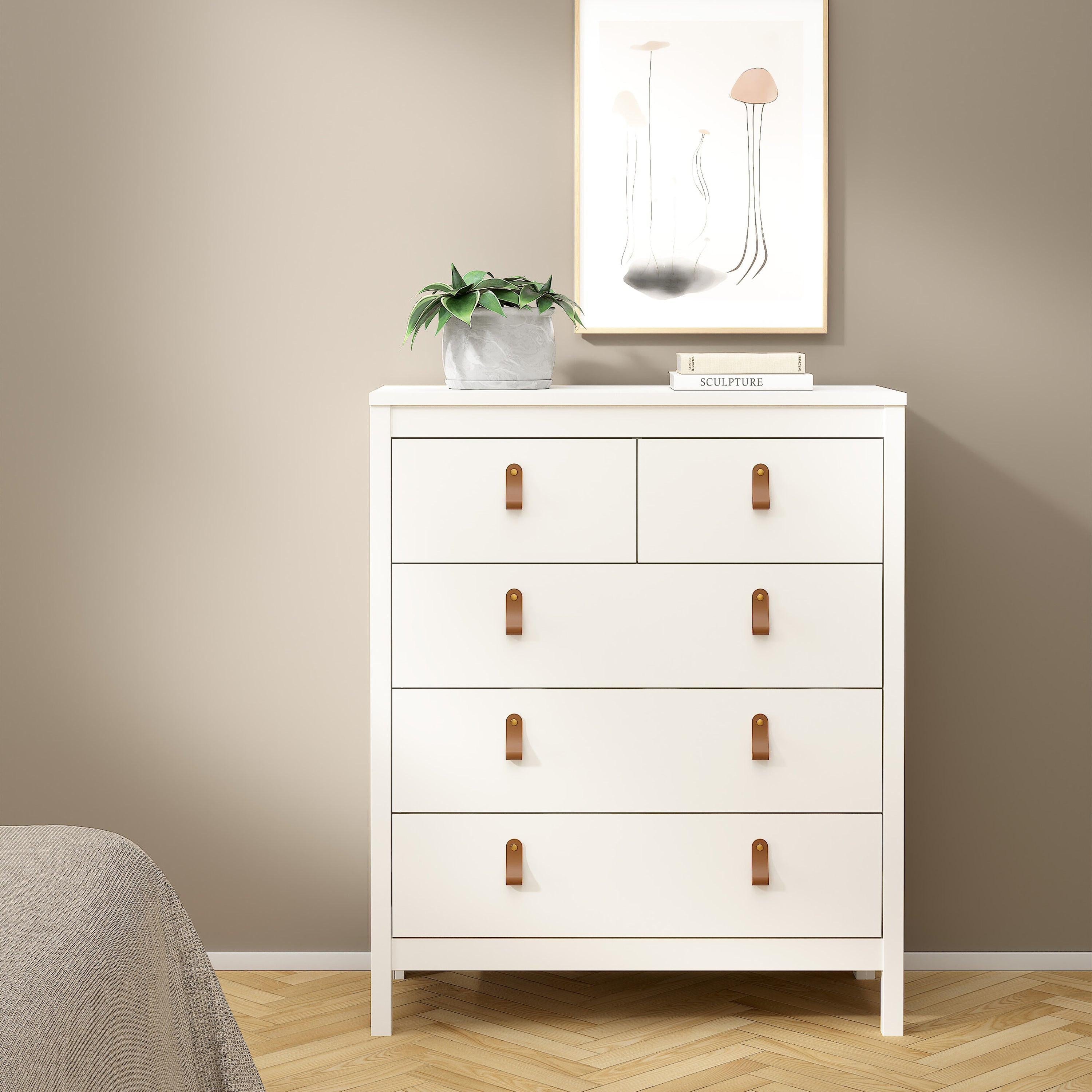 Barcelona Chest 3+2 Drawers in White - image 6
