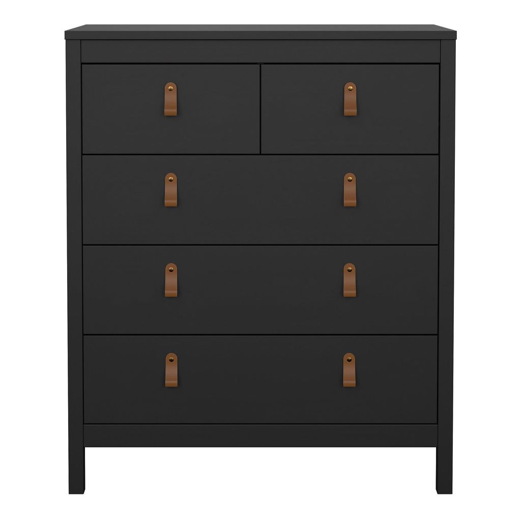 Barcelona Chest 3+2 Drawers in Matt Black - image 2